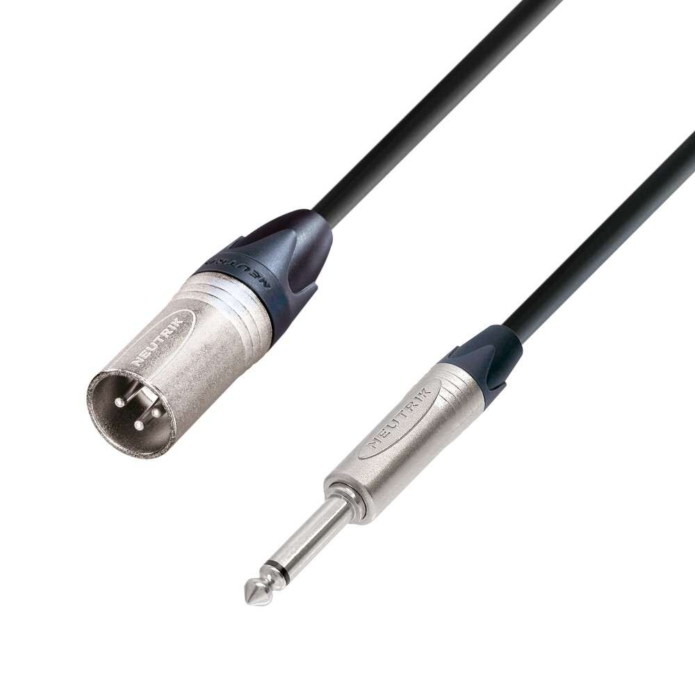 Adam Hall Cables K5 MMP 0300 Mikrofonkabel Neutrik XLR male auf 6,3 mm