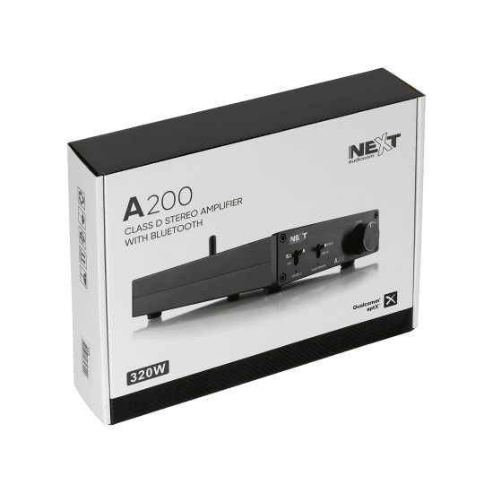 NEXT audiocom A200 Stereo-Verstärker mit Bluetooth 200W NEXT audiocom A200  Stereo-Verstärker mit Bluetooth 200W, Endstufen/Verstärker, Tontechnik
